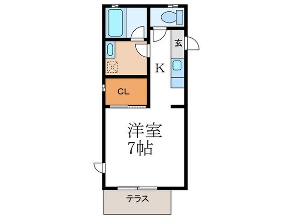 グランデ長岡の物件間取画像